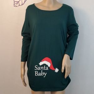 B Home Santa Baby long sleeve tee shirt #395